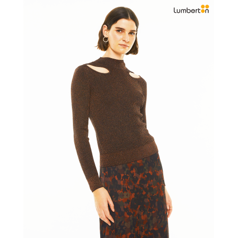 Jersey ajustado con brillo...