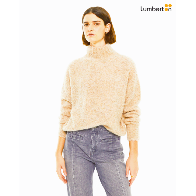 Jersey bouclé oversize cuello cisneJEO26
