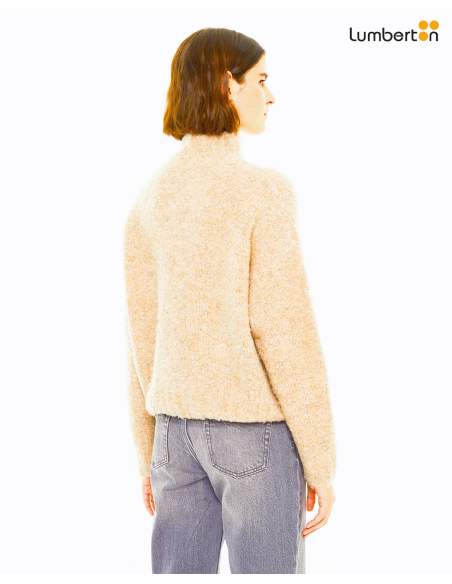 Jersey bouclé oversize cuello cisneJEO26