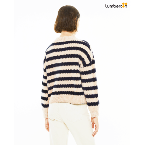 Jersey velour rayas cuello... 2