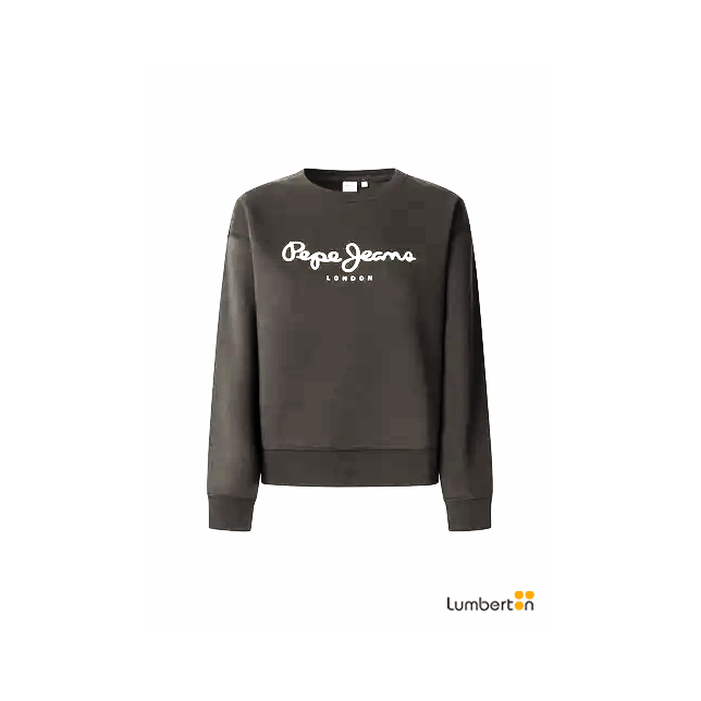 Sudadera color negro con logo pepe...