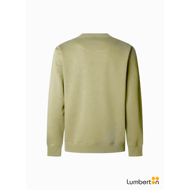 Sudadera cuello redondo verde militar...