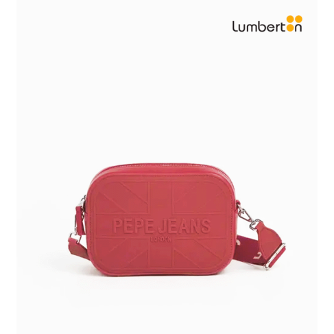 Bolso mediano rojo con...