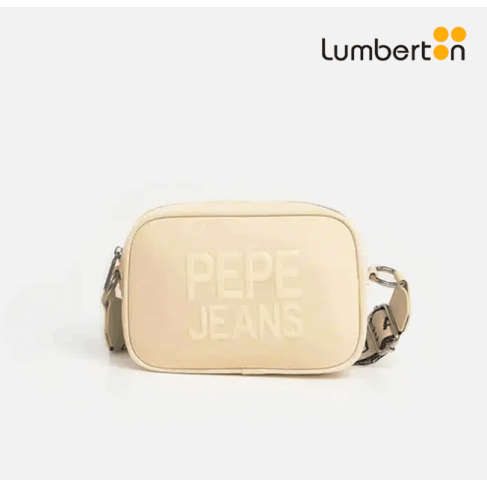 Bolso mediano de tela color...