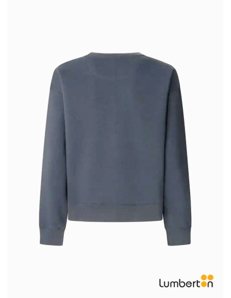 Sudadera azul básica logo pepe letras blancasBADDYA