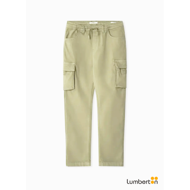 Pantalón regoku verde militarCANVAS