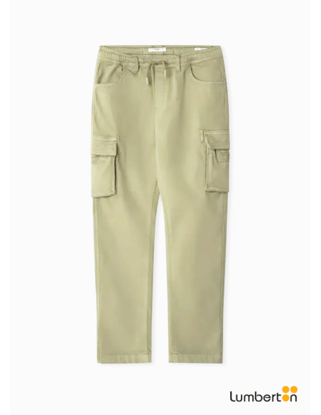 Pantalón regoku verde militarCANVAS