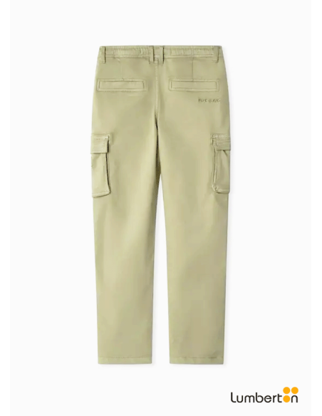 Pantalón regoku verde militarCANVAS