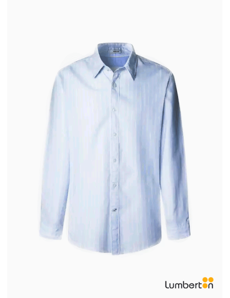 Camisa azul cielo raya blancaCORKY