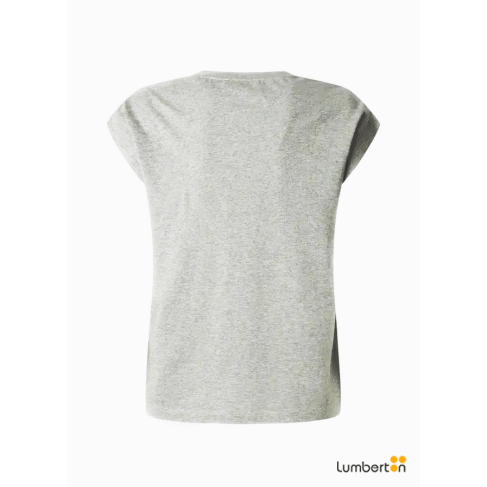 Camiseta gris claro detalle... 2