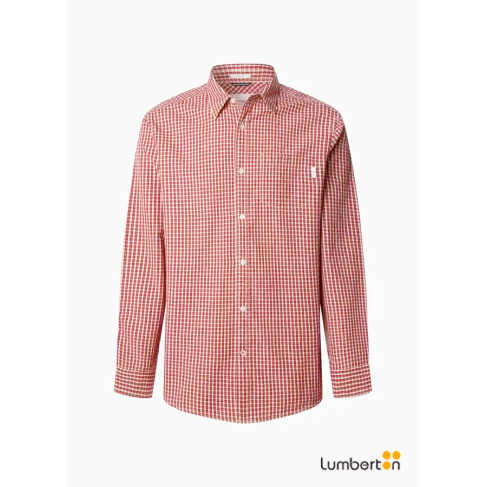 Camisa cuadros rojos y...