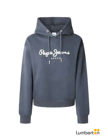 Sudadera Felpa Capucha Marino LetrasBADDYAM