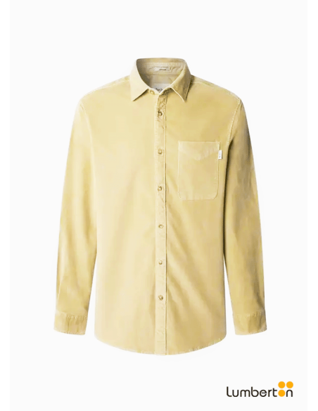 Camisa Pana Bolsillo Lateral BeigeCLAYTONB