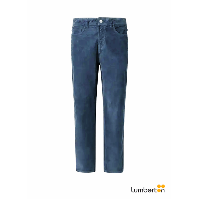 Pantalón de pana azulSLIMFIVE