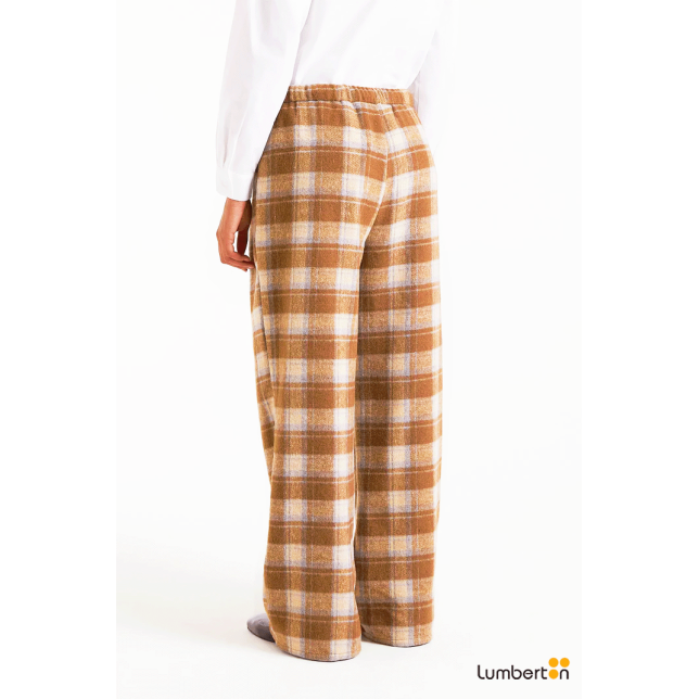 Pantalón con estampado Beige Checks11144