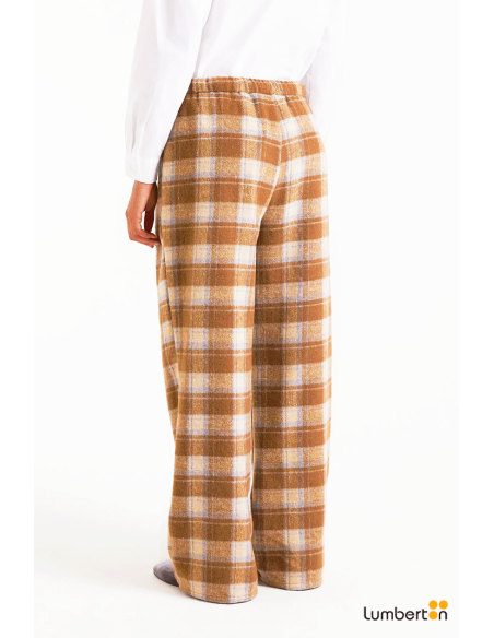 Pantalón con estampado Beige Checks11144