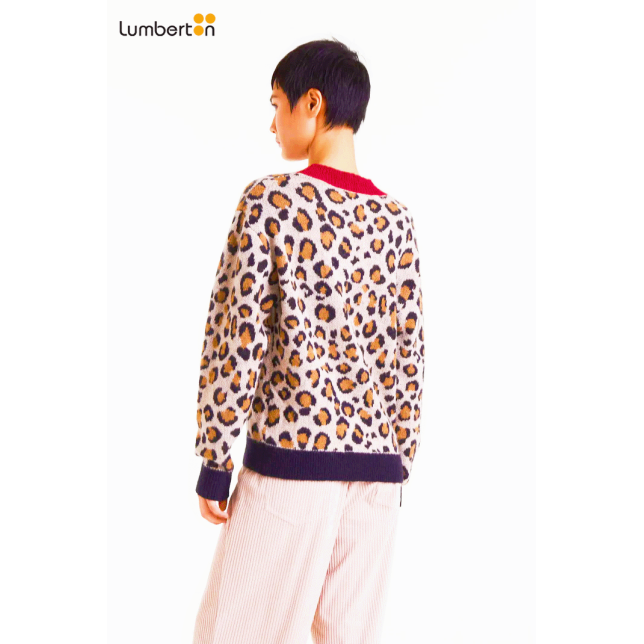 Jersey jacquard con estampado Mini...