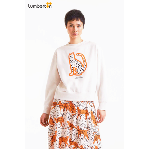 Sudadera blanca con...