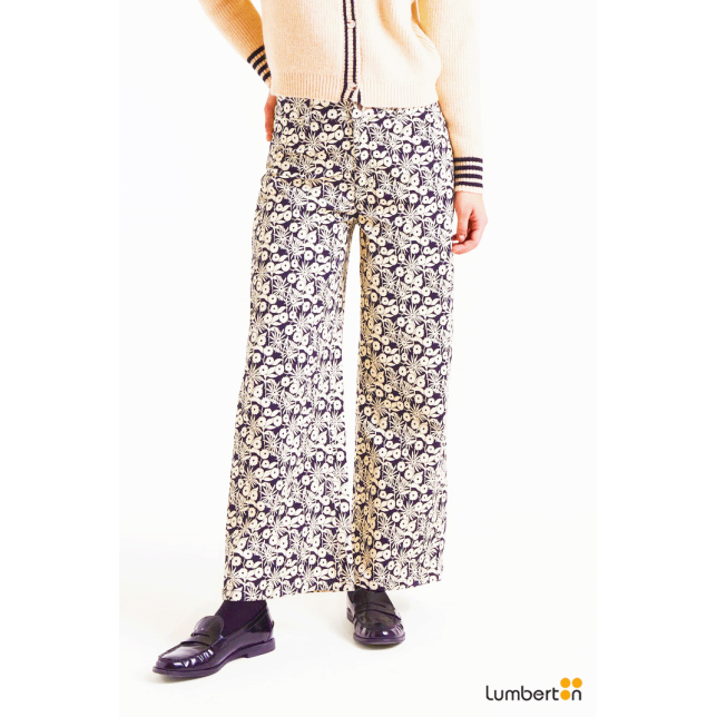 Pantalón vaquero estampado Tofu47104
