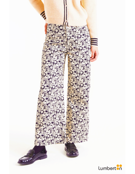 Pantalón vaquero estampado Tofu47104