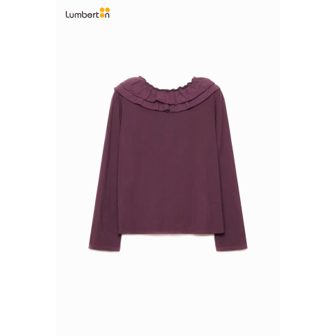 Blusa algodón púrpura0056P 2