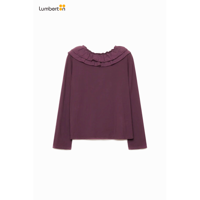 Blusa algodón púrpura0056P