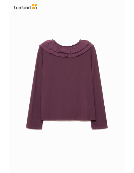 Blusa algodón púrpura0056P