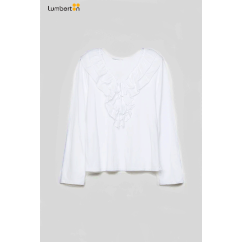 Blusa blanca algodón0056