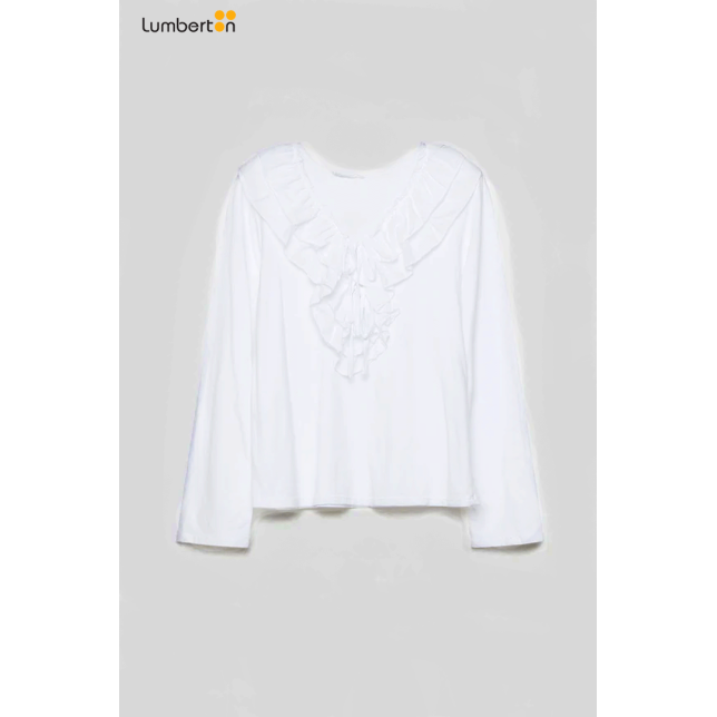 Blusa blanca algodón0056