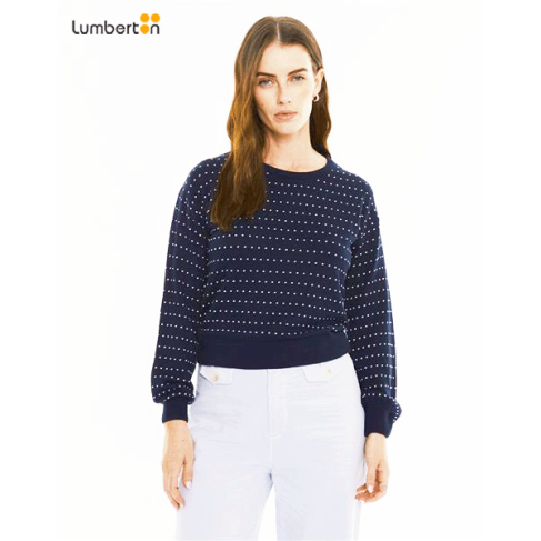 Jersey de puntos azul...