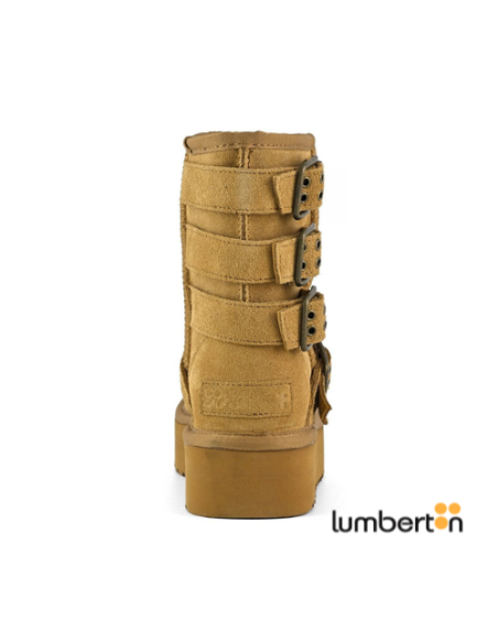 Botin Marron Alto 4cierres264