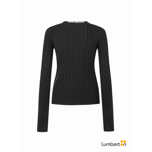 Chaqueta botones canalé...