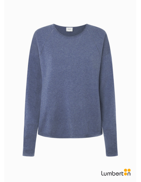 Jersey básico azul tejanoISELA-Pepe Jeans