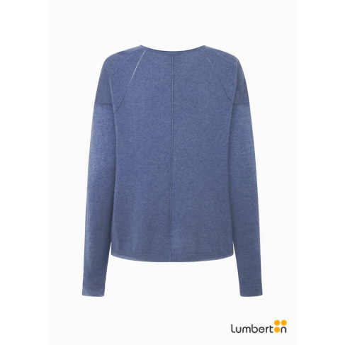 Jersey básico azul... 2