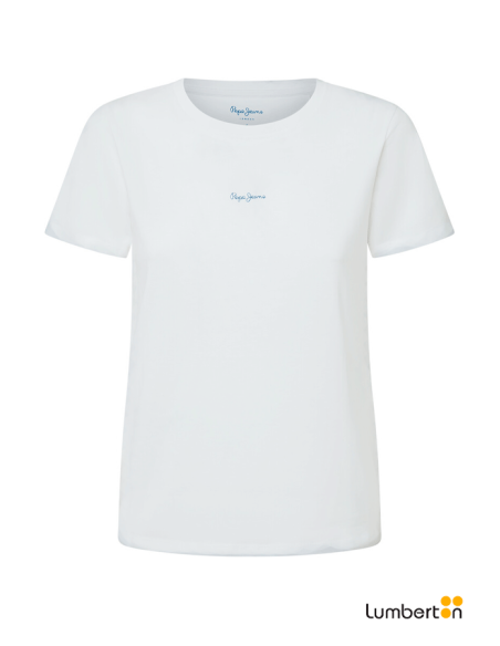 Camiseta blanca logo Pepe Jeans en pequeñoEmily