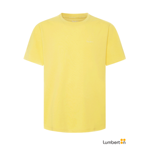 Camiseta amarilla con logo...