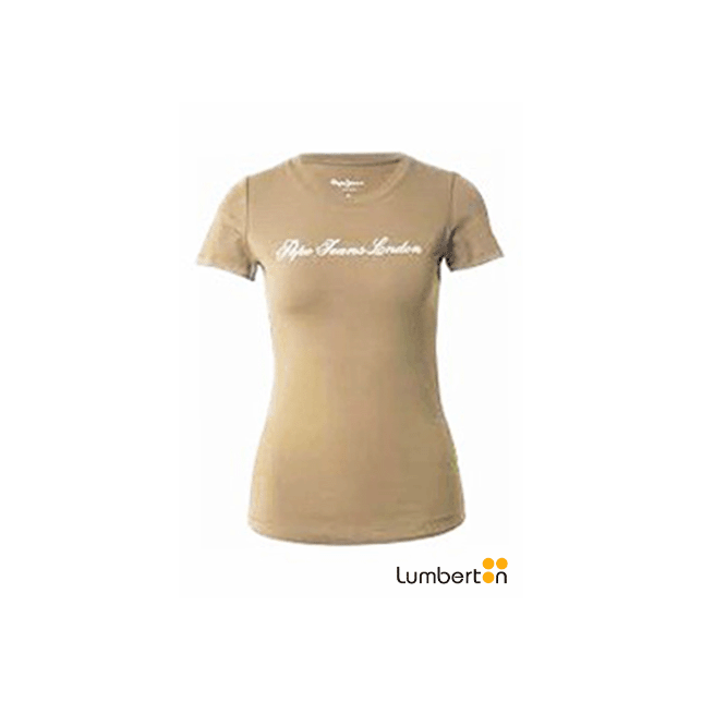 Camiseta manga corta verde oliva con...