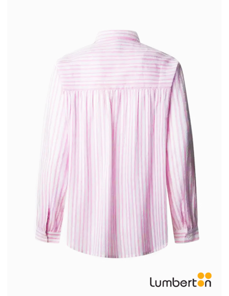 Camiseta líneas rosas y blancasWLACER Pepe Jeans