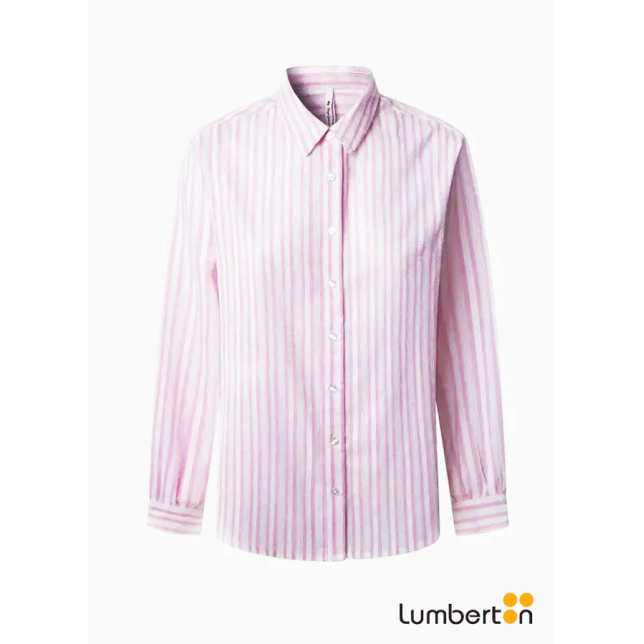 Camiseta líneas rosas y blancasWLACER...