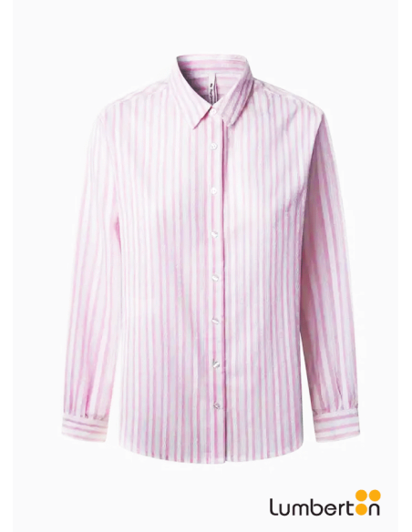 Camiseta líneas rosas y blancasWLACER Pepe Jeans