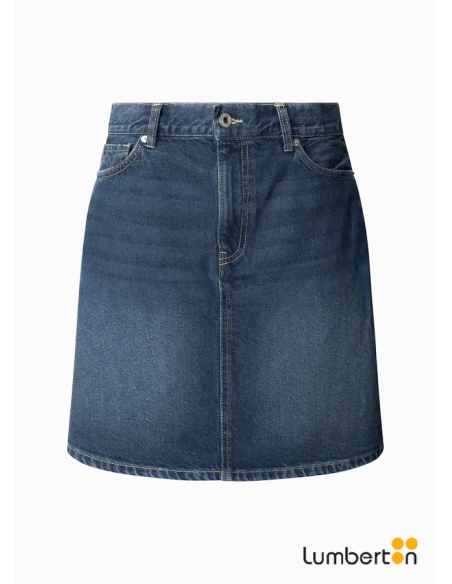 Falda corta con cortado en la mitad tejanaMINID Pepe Jeans