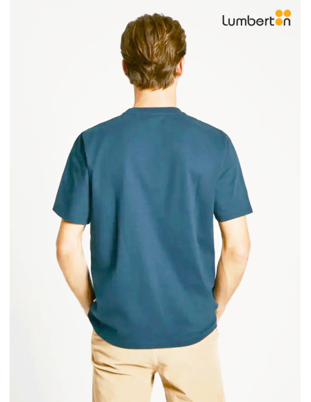 Camiseta azul marino logo pepe jeansARSB