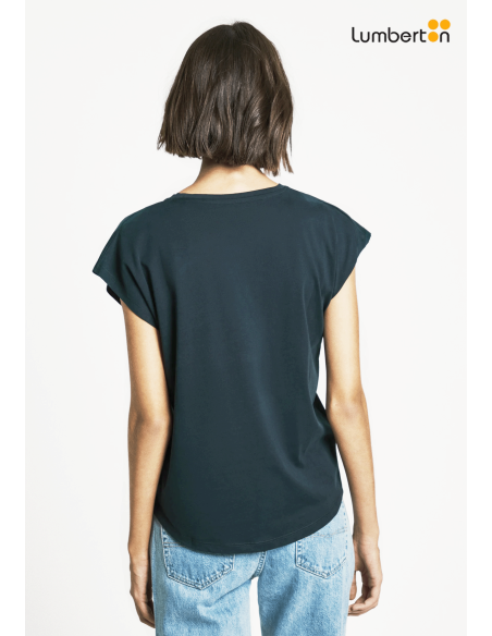 Camiseta manga corta azul con logo pequeñoWBASISB Pepe Jeans