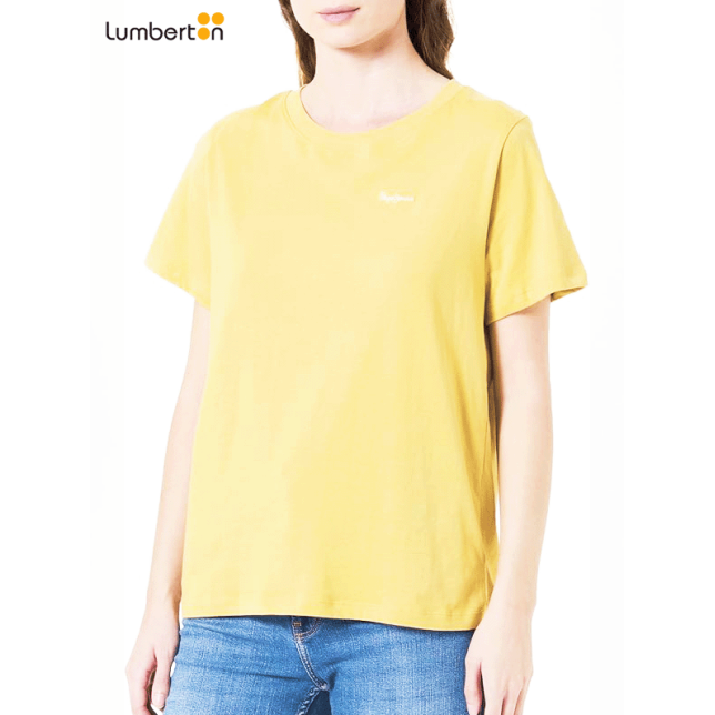 Camiseta manga corta amarillo...