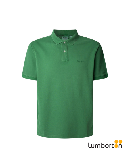 Polo hombre pepe jeans manga corta verde