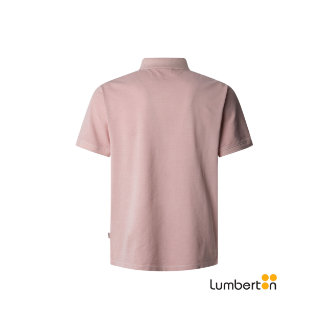 Polo hombre manga corta Rosa Claro