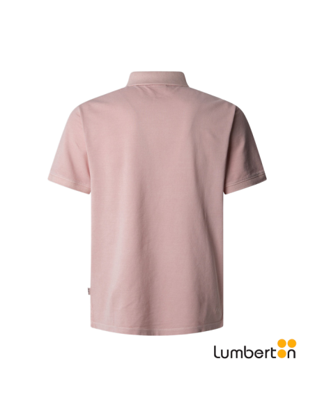 Polo hombre manga corta Rosa Claro
