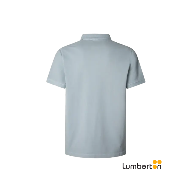 Polo Azul claro manga corta hombre...