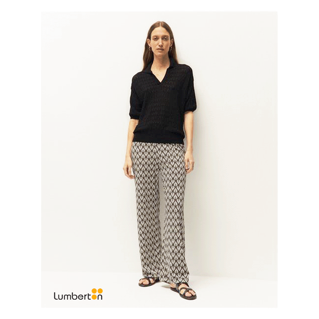 Pantalón Estampado Geométrico...