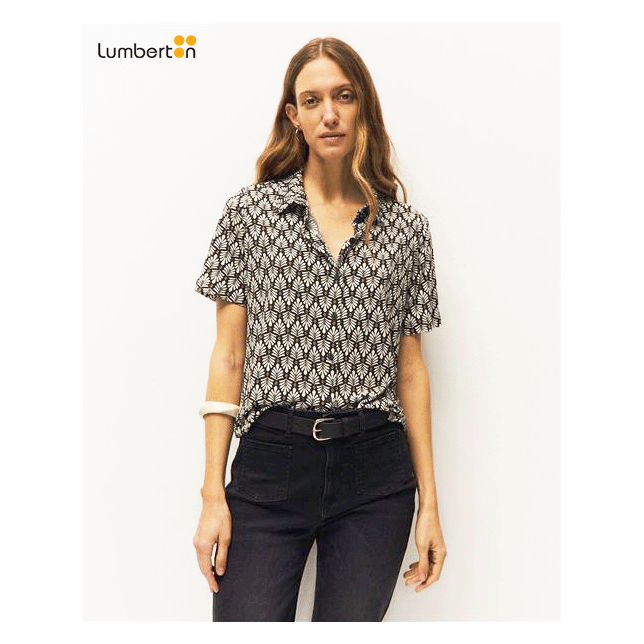 Camisa Estampado Geométrico M/C...